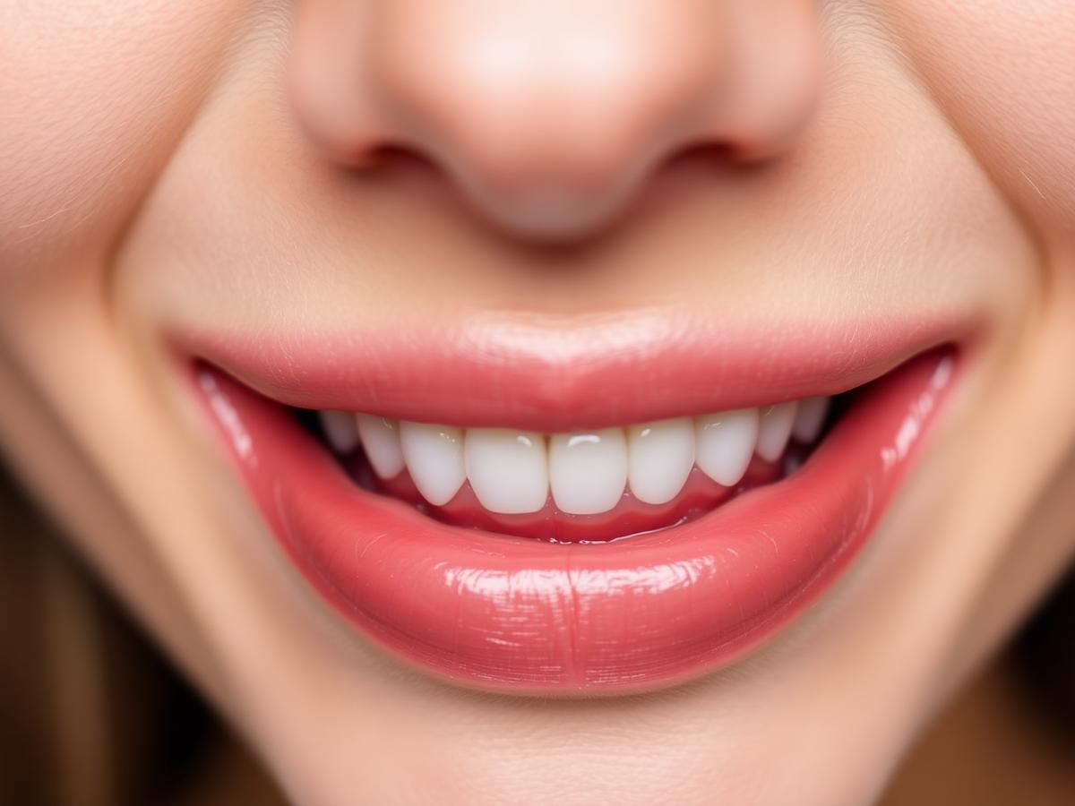 Single implant, upper front tooth — before treatment